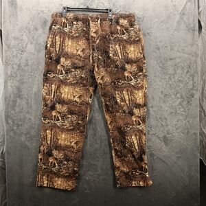 Red Head brown camo lounge pants mens 2XL  100% cotton Whitetail Deer W/ Pockets